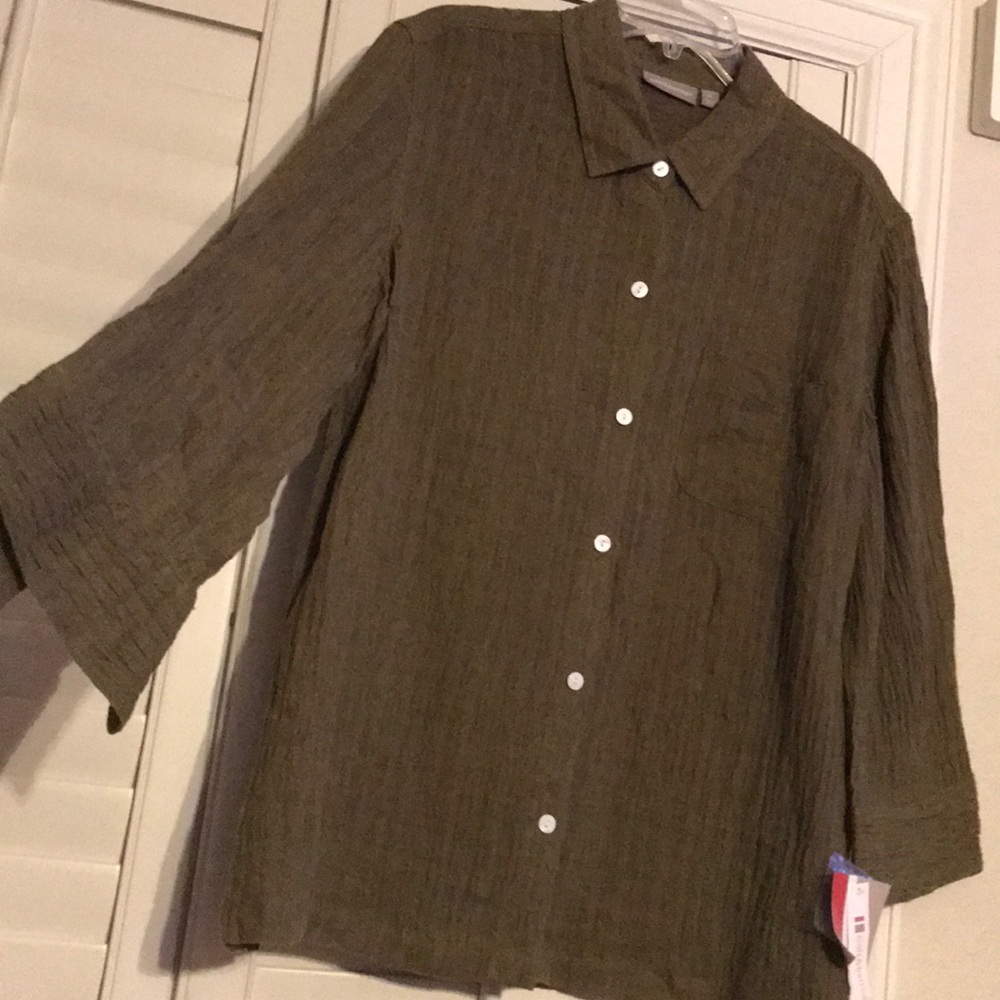 croft & barrow button down blouse